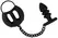 Black Velvets Intimate Cage System with Ribbed Plug and Chain, Silicone