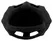 Black Velvets Intimate Cage System with Ribbed Plug and Chain, Silicone