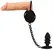 Black Velvets Intimate Cage System with Ribbed Plug and Chain, Silicone