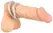 You2Toys Metallic Silicone Double Ring - Dual Support, Flexible, Silver Finish
