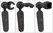 Couples Choice Wand Masažer sa Više Nastavaka, 21.5 cm, Crni