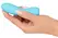 Cuties 3rd Gen Mini Vibrating Massager Blue Silicone Compact 10 Modes
