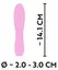 Cuties Mini Vibrator Rose 3rd Gen - Compact Waterproof Silicone Model