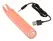 Peachy Mini Tickle Vibrator Pastel USB Rechargeable Soft Touch 15.4cm