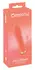 Peachy Mini Ribbed Vibrator Soft Touch Silicone USB 13.6cm Pastel Pink