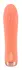 Peachy Mini Ribbed Vibrator Soft Touch Silicone USB 13.6cm Pastel Pink