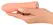 Peachy Mini Ribbed Vibrator Soft Touch Silicone USB 13.6cm Pastel Pink