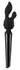 40 Years Wand Vibrator Rechargeable Massager + 2 Attachments, Black