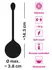 You2Toys RC Love Ball Vibrating Pelvic Trainer, Silicone, 14.3 cm, Purple