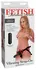 FFS Adjustable Vibrating Strap-On Set with Suction Cup, Black/Red, 16.5 cm