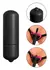 Fetish Fantasy Series Vibrirajući Strap-On Set Podesivi Crni 18.4 cm