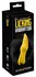 You2Toys Dynamic Licking Vibrator Yellow - 3 Flexible Silicone Tips 18.6cm