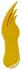You2Toys Dynamic Licking Vibrator Yellow - 3 Flexible Silicone Tips 18.6cm