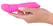 You2Toys Flashing Mini Vibe Pink - Compact Rechargeable Massager, 15 cm