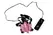 You2Toys Venus Butterfly Pink Adjustable Vibrating System 8 cm