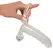 Crystal Clear Vibrating Extension Sleeve with Ball Ring, Transparent, 15.6 cm
