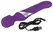 Javida Wand & Pearl Dvostrani Vibrator Silikon 24cm USB Punjiv