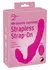 RC Strapless Dual Vibrator with Remote Control, Soft Touch, 22 cm