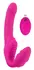 RC Strapless Dual Vibrator with Remote Control, Soft Touch, 22 cm