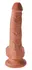 King Cock Model 6 with Suction Cup, Tan, 15.2 cm, PVC