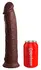 King Cock Elite KCE 11 Dual Density Silicone Model Brown 29.5 cm