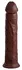 King Cock Elite KCE 11 Dual Density Silicone Model Brown 29.5 cm