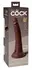King Cock Elite KCE 7 Dual Density Intimate Model Brown 21 cm
