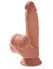 King Cock Plus 7” Triple Density Model with Swinging Feature Tan