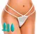 HookUp Panties Remote Bow-Tie G-String S-L with Wireless Bullet Vibrator