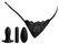 HookUp Panties Lace Peek-a-Boo Remote Set XL-XXL | Discreet Vibrating Briefs