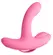 Rock N' Grind Dual Action Silicone Vibrator with Remote, 17.2 cm, Pink