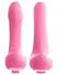 Rock N' Grind Dual Action Silicone Vibrator with Remote, 17.2 cm, Pink