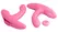 Rock N' Grind Dual Action Silicone Vibrator with Remote, 17.2 cm, Pink