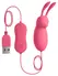 OMG! Bullets Vibrating Mini Device with Rabbit Ears, 20 Modes, Pink