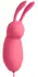 OMG! Bullets Vibrating Mini Device with Rabbit Ears, 20 Modes, Pink