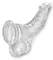 King Cock 7.5 Inč Model sa Usisnom Bazom i Strap-On Sistemom, Bež
