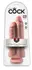 Pipedream King Cock 9 Model Dual-Entry System PVC 22.9cm Beige