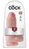 King Cock Chubby Light Anatomski Model sa Usisnom Čašicom 22.9 cm PVC