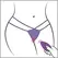 Fifty Shades of Grey Petite Panties Set sa Daljinskim Upravljanjem i Bulletom Crna