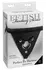 Perfect Fit FFS Adjustable Vinyl Harness with Multiple Rings, Black