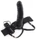 Pipedream FFS 8 Cola Šuplji Strap-On Tamni - Podesivi Vibrirajući Sistem