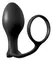 AFC Ass-Gasm Advance Silicone Intimate Ring & Plug 10.1cm Black