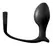 AFC Ass-Gasm Advance Silicone Intimate Ring & Plug 10.1cm Black