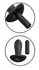 Fetish Fantasy Series Remote-Controlled 10-Mode Intimate Panty, Black, Adjustable