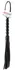FFS Beaded Cat-o-Nine Tails Intimni flogger 22cm Crna PU drška