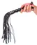 FFS Beaded Cat-o-Nine Tails Intimni flogger 22cm Crna PU drška