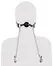 Fetish Fantasy Elite Deluxe Ball Gag sistem sa podesivim stegama 56cm