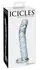 Pipedream Icicles No. 60 Ručno duvani stakleni masažer 16.5cm Providni