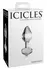 Pipedream Icicles No. 44 Stakleni masažni čep 8 cm Transparentan