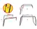 FFS The Incredible Positioning Stool Transparent 60x38x43 cm Max 135 kg